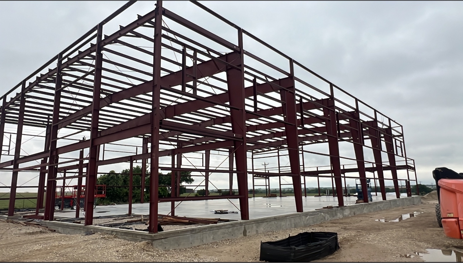 Structural steel installation